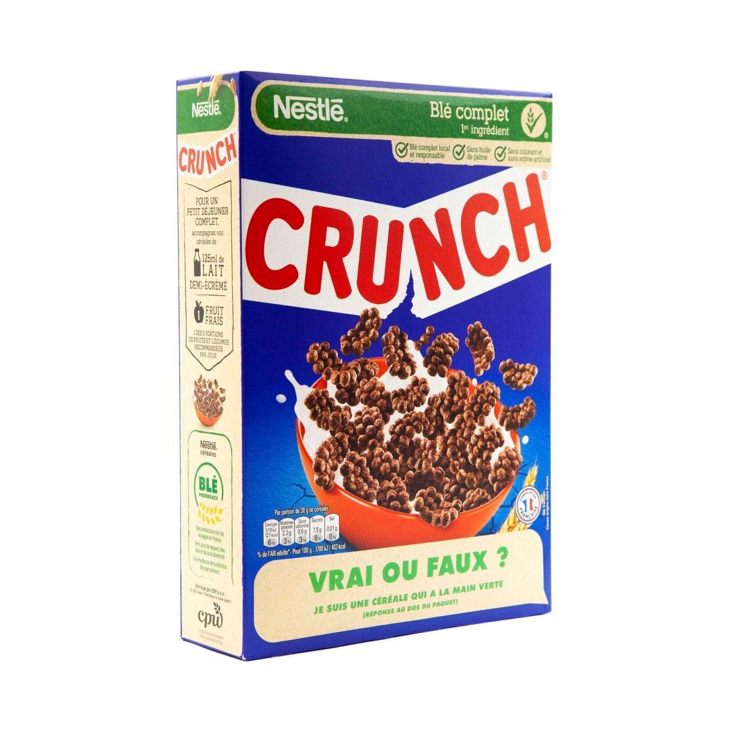 Céréales CRUNCH 450G pour petit déjeuner