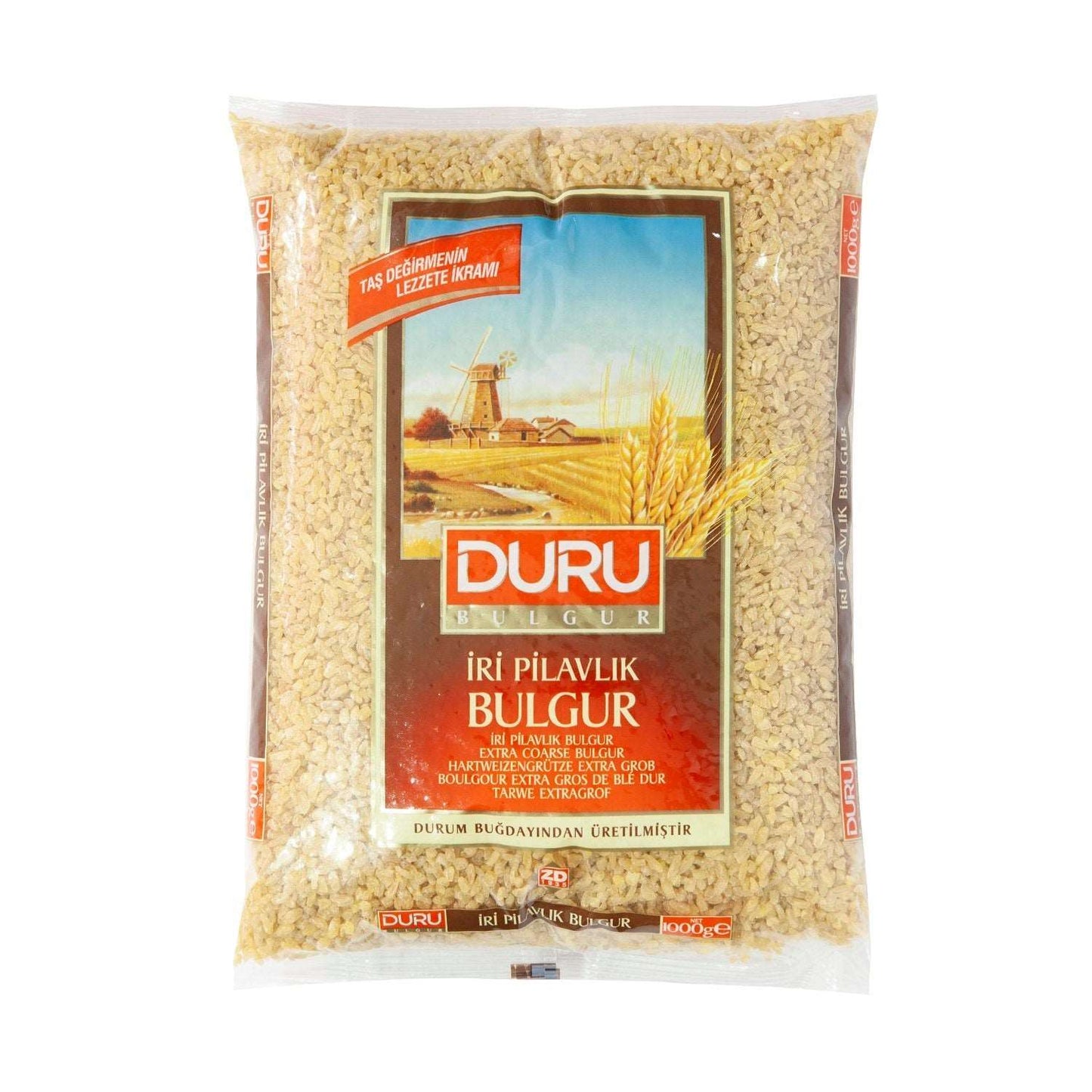 Boulgour gros Duru 1kg, semoule fine
