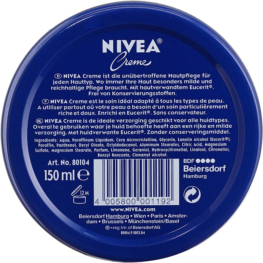 NIVEA CREME HYDRATANTE 150ML