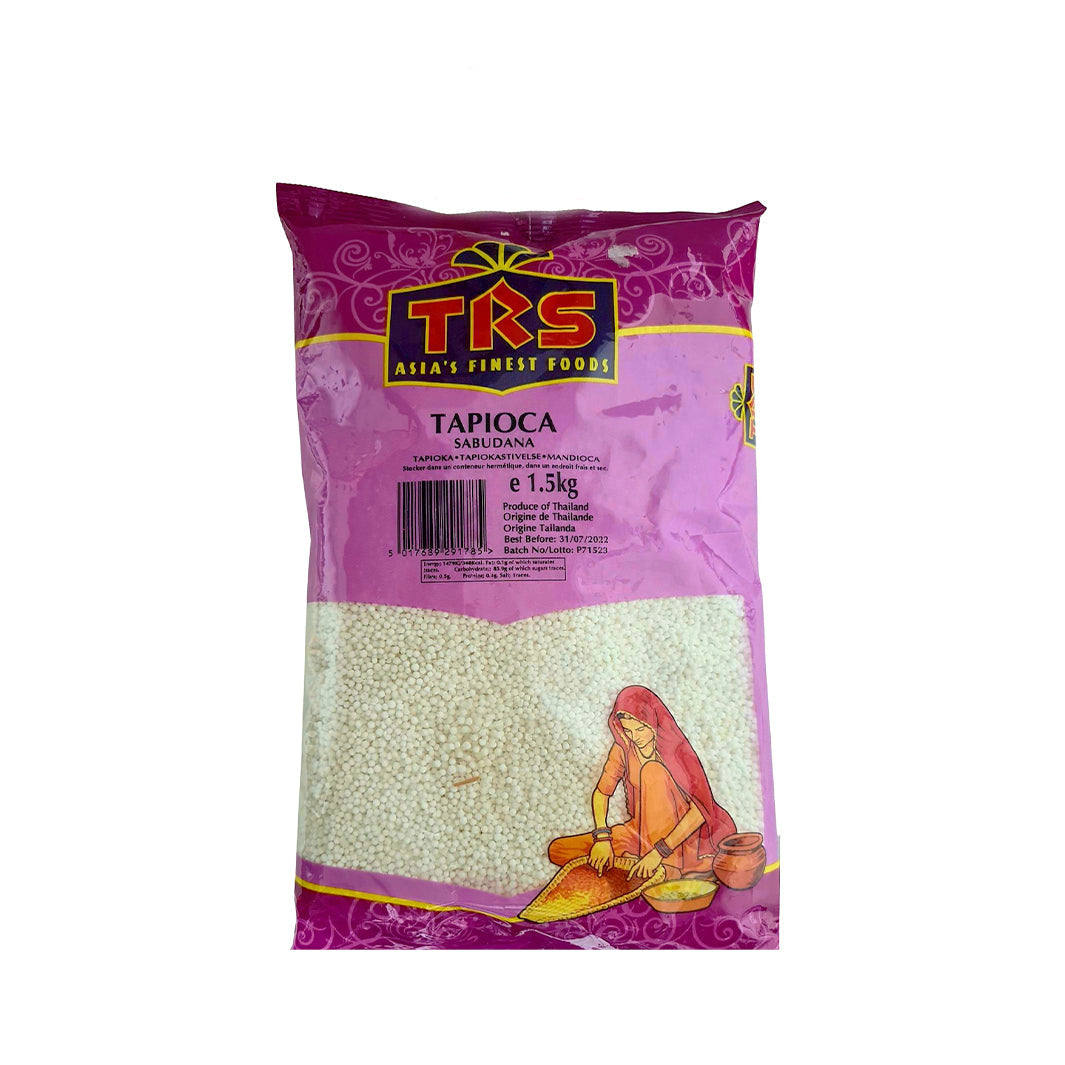 Tapioca Sabudana 1.5kg TRS, aides sucrées.