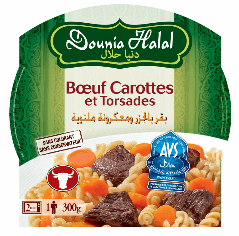 Conserve de boeuf carottes torsades 300g