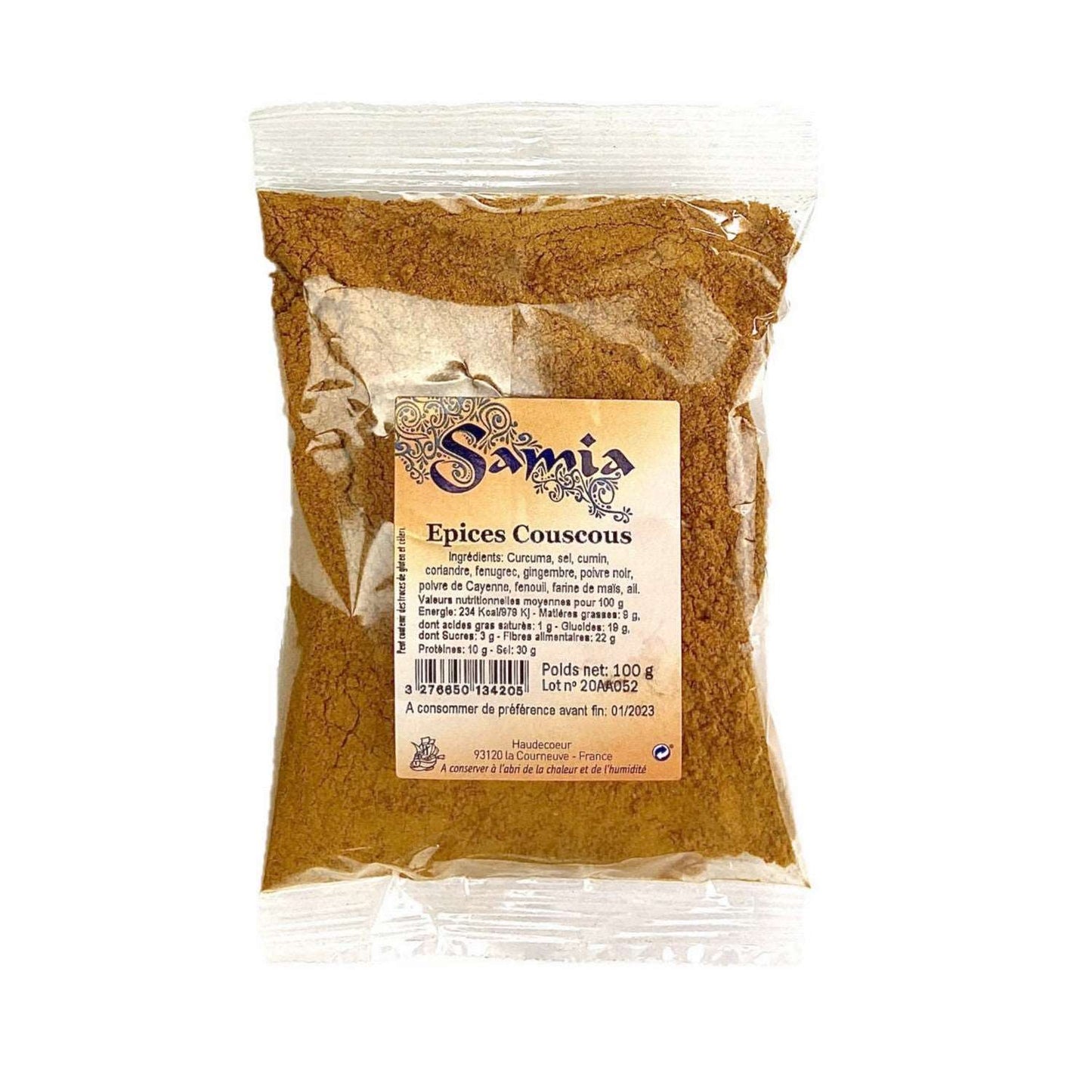 Épices Couscous Samia en pot 100g