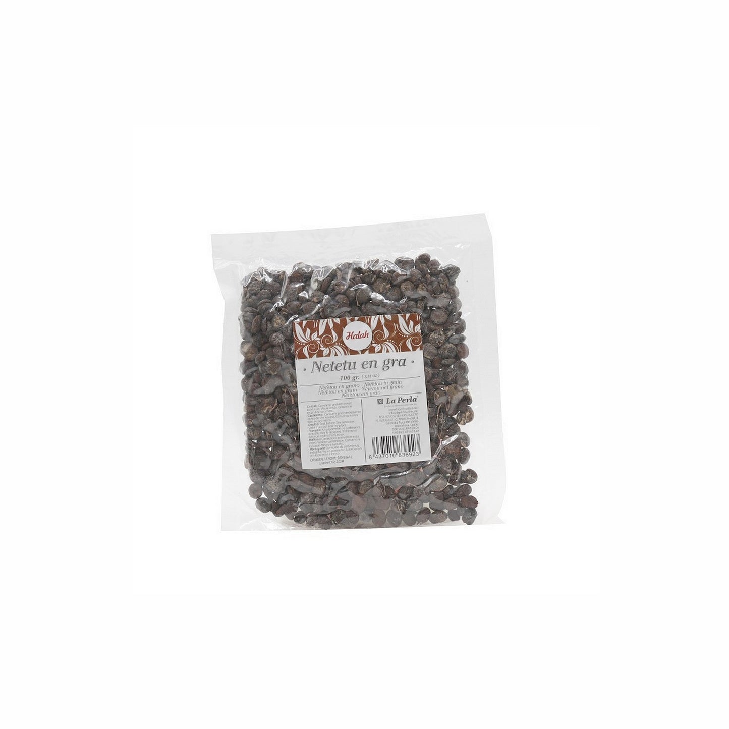 halah netetu soumbala soumbara en grain 100g, ingrédient utilisé dans de nombreux plats africains