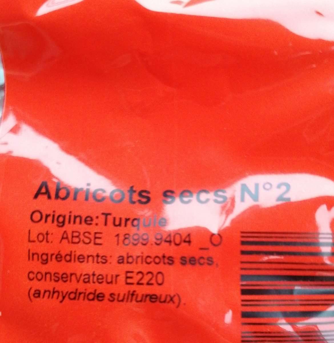ABRICOTS SECS ORIENCO TURQUIE 400G
