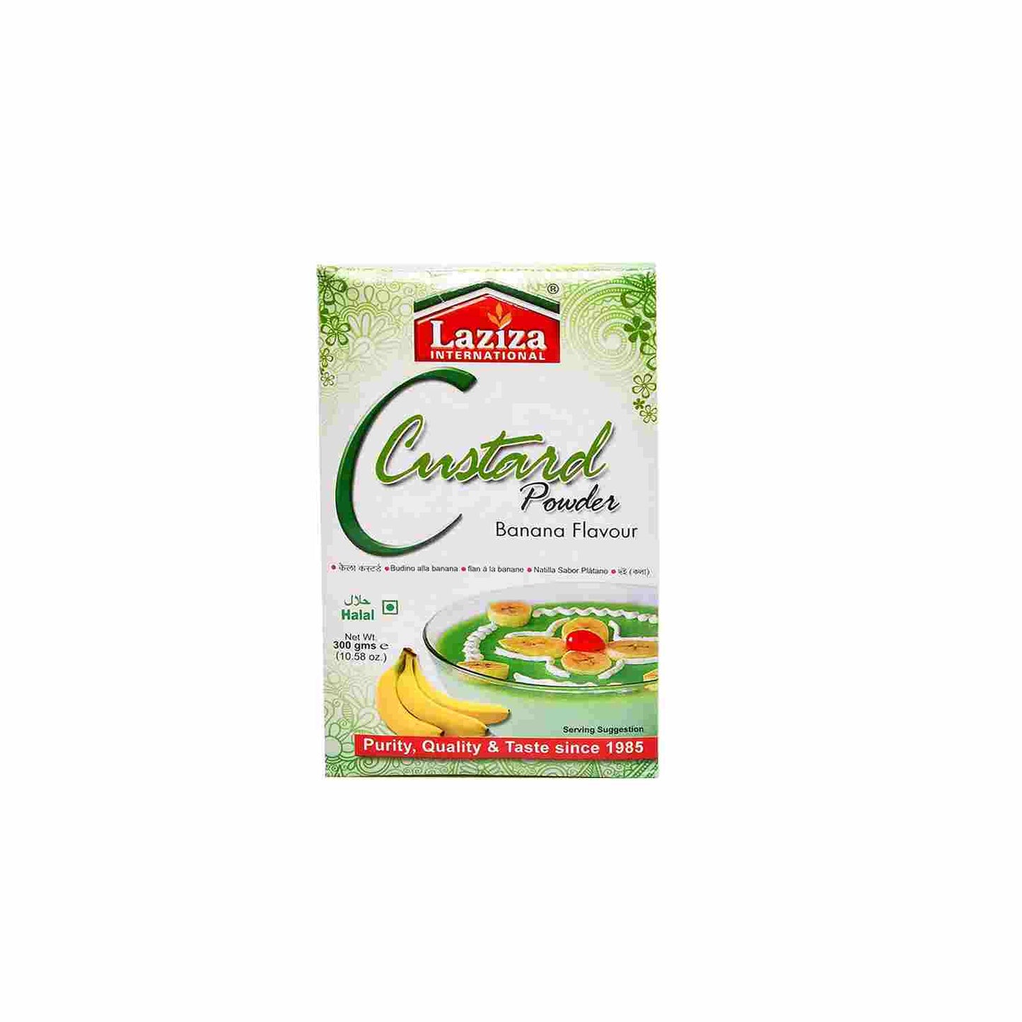 Crème dessert à la banane Laziza 300g