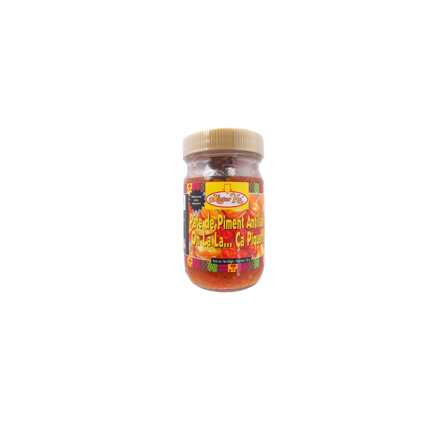 mister ho pate de piments antillais rouge 120g