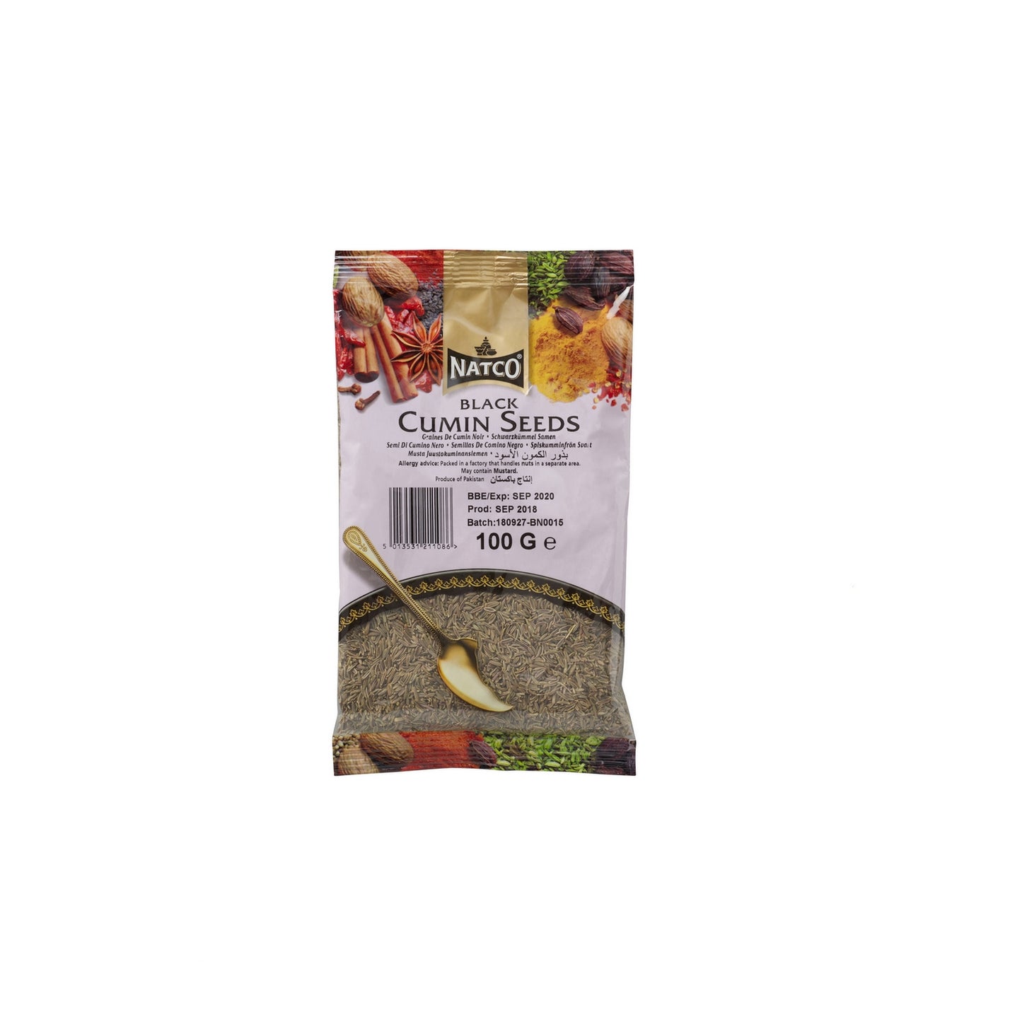 natco cumin zeera jeera whole 100g