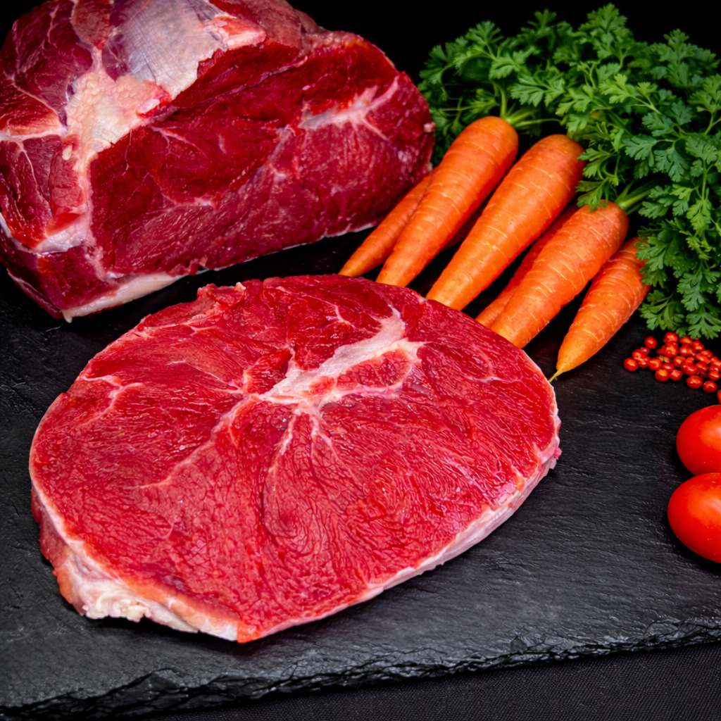 paleron de boeuf certifie halal avs achahada pour daube provençale ou boeuf bourguignon; livraison fraiche à domicile dans toute la france via chronofresh