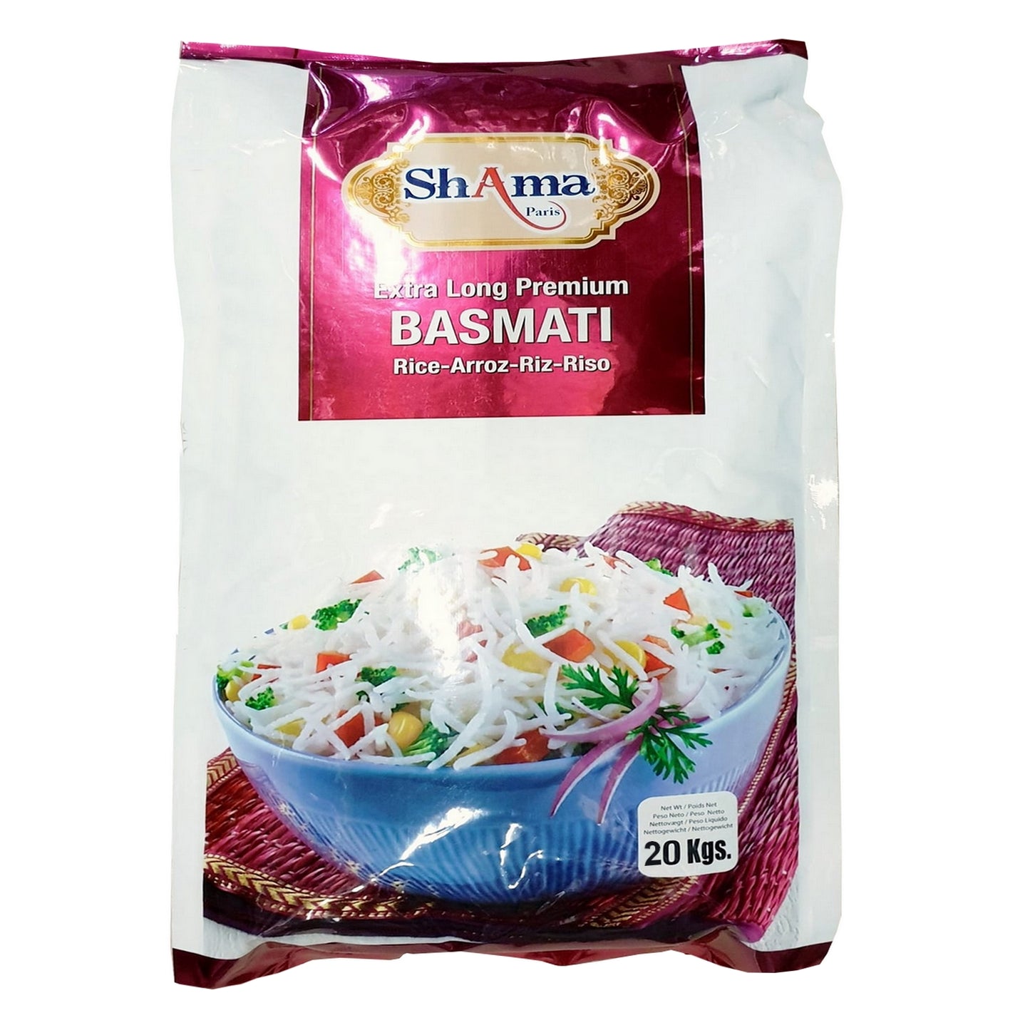 a bag of food sitting on top of a table