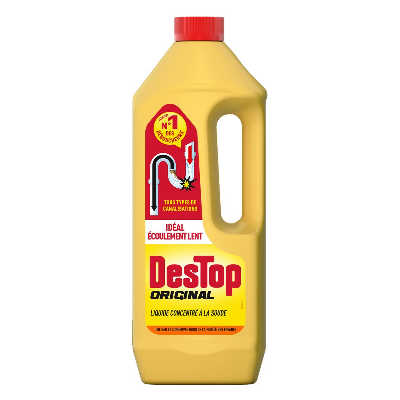 Déstop liquide soude 1L - produit dégraissant