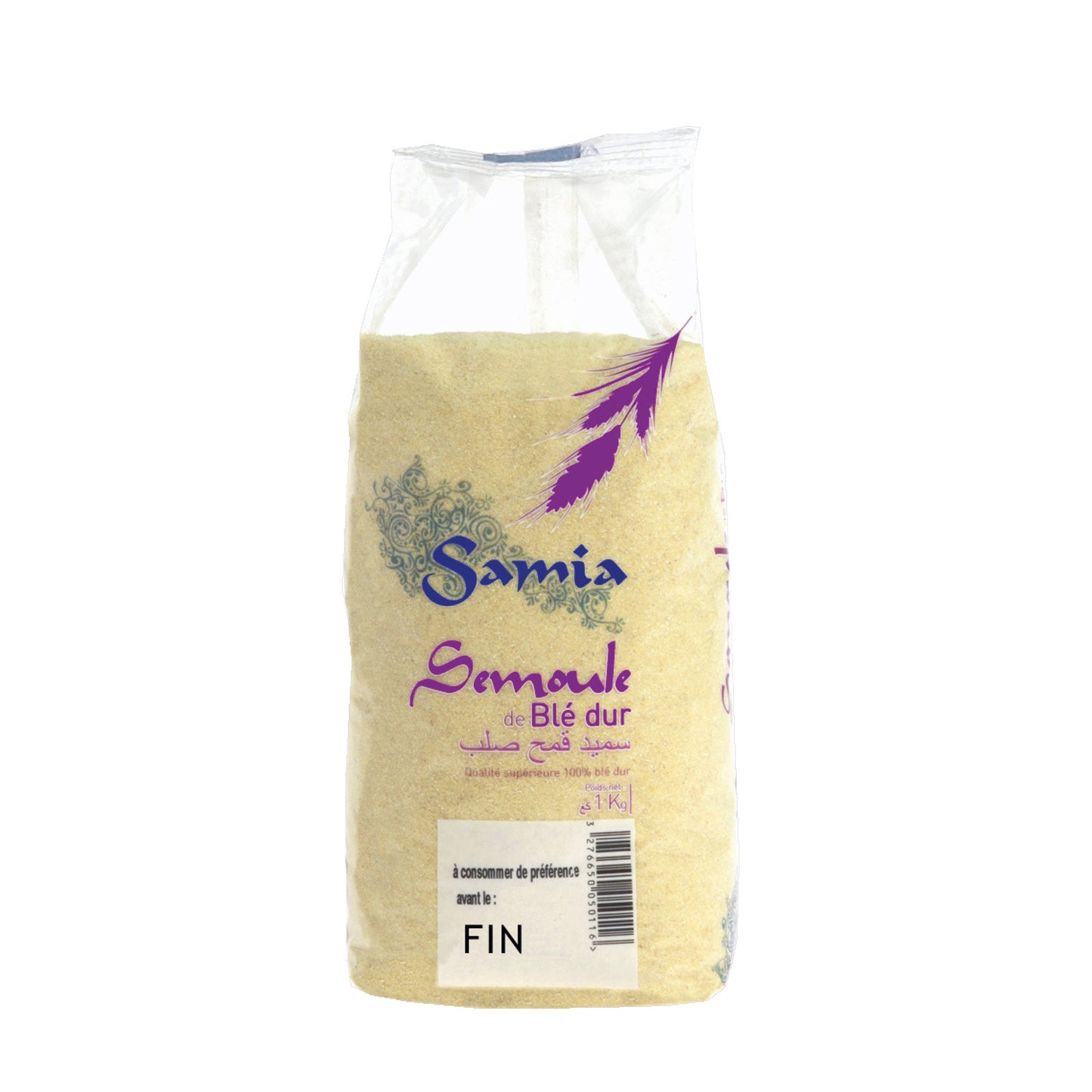 Semoule de Blé Fine 1kg emballage