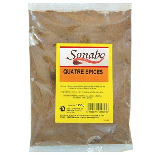 SONABO Quatre épices mélange aromatique 100g
