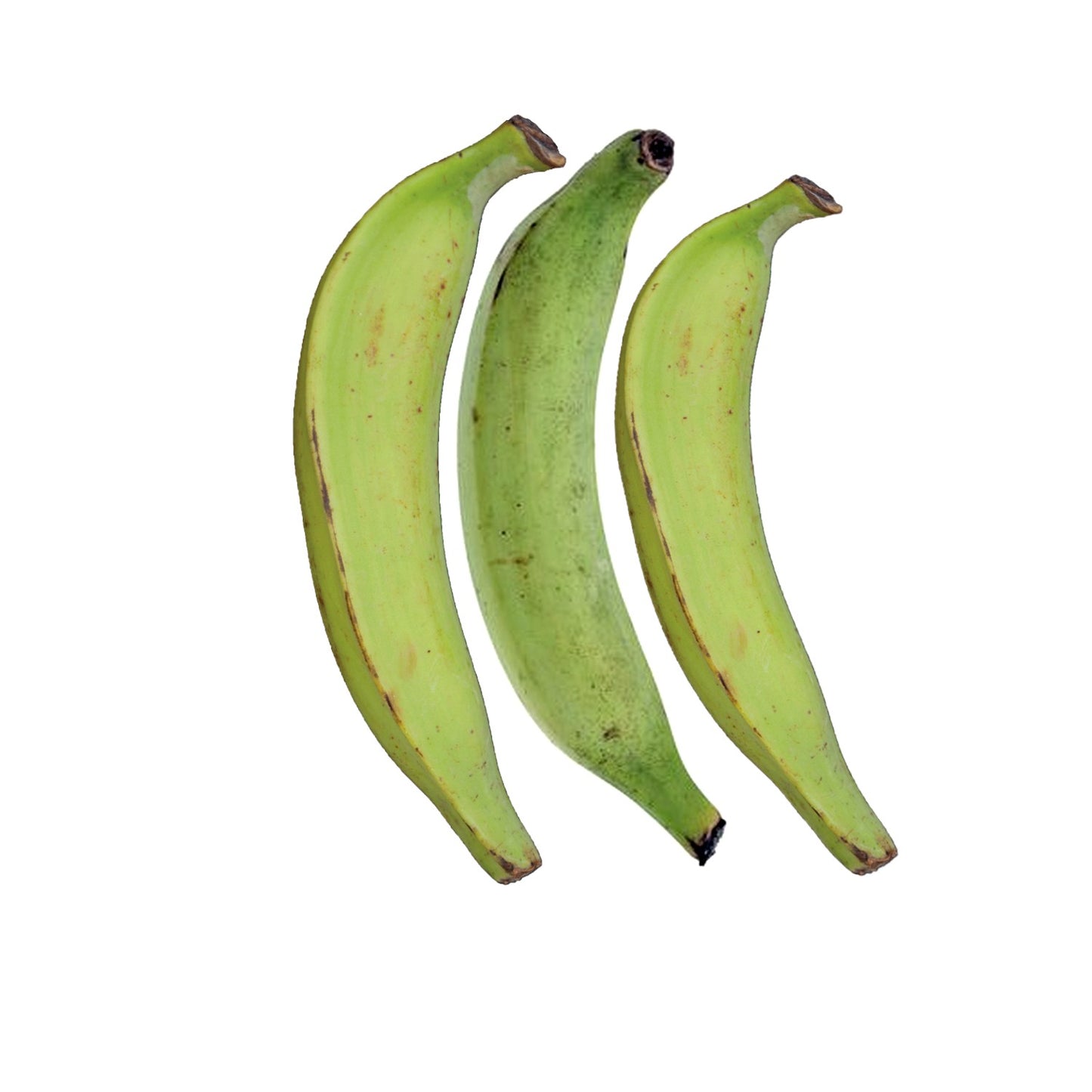 a close up of a bunch of green bananas