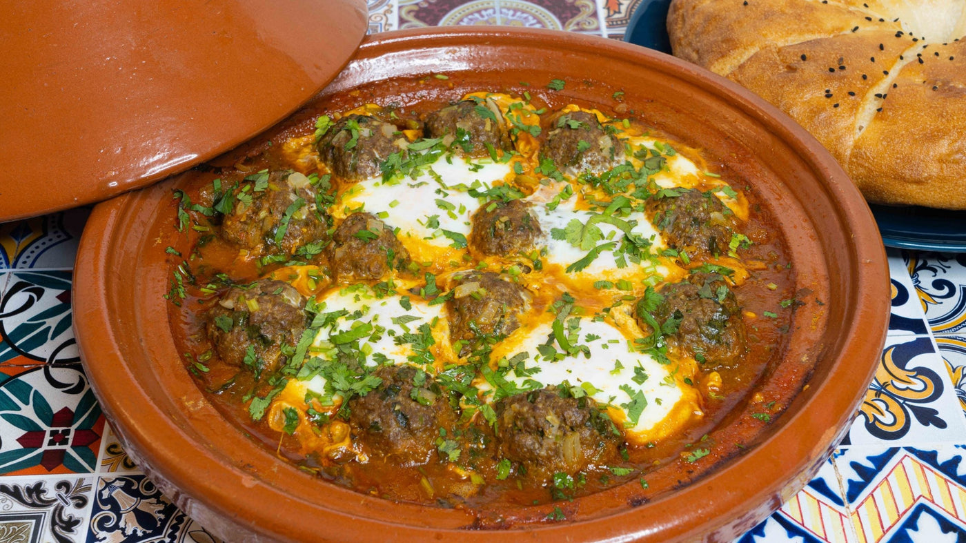 Tajine de kefta aux oeufs et sauce tomate