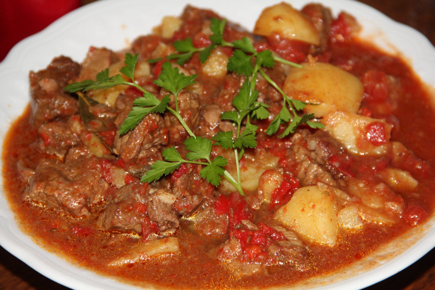 Goulash de boeuf au paprika, ragout hongrois