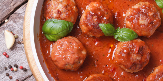 Boulettes de boeuf hache a la sauce tomate
