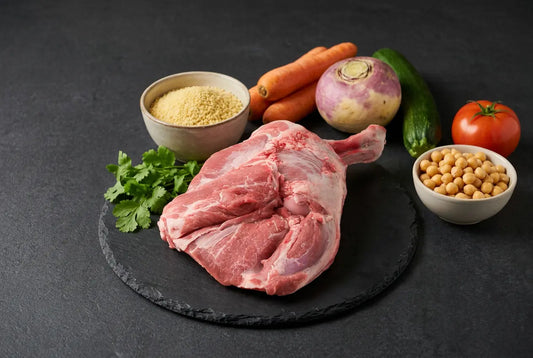 Épaule d’agneau et légumes pour un couscous