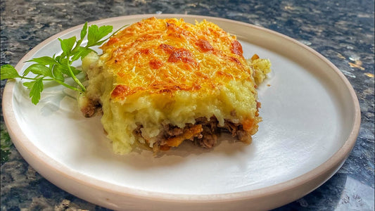 Hachis parmentier maison au boeuf et puree gratinee