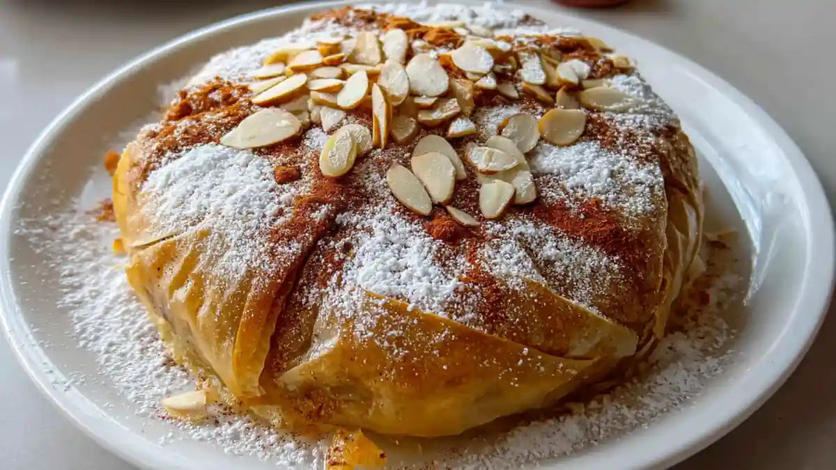 Pastilla au poulet marocaine croustillante