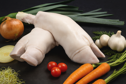 Pied de veau : Alimentation saine et équilibrée avec viande et légumes pour une bonne santé