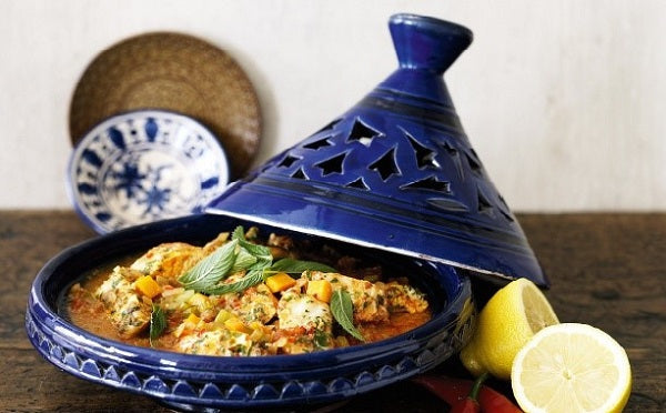 Tajine de poisson a la chermoula, plat marocain