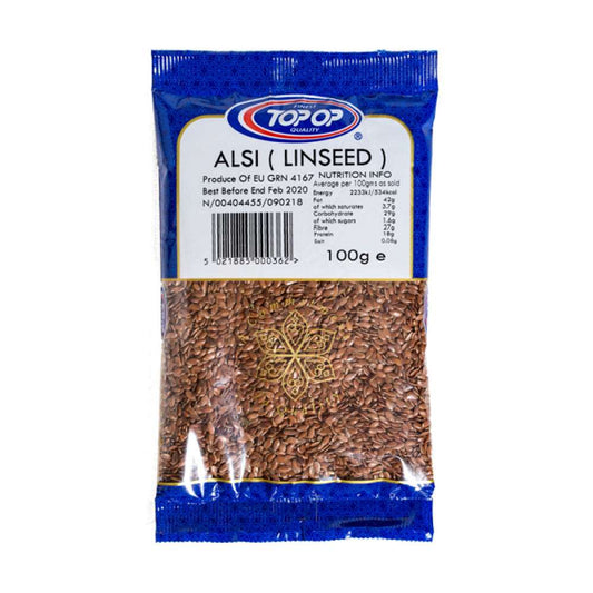 Graines de lin Alsi 100g Topop