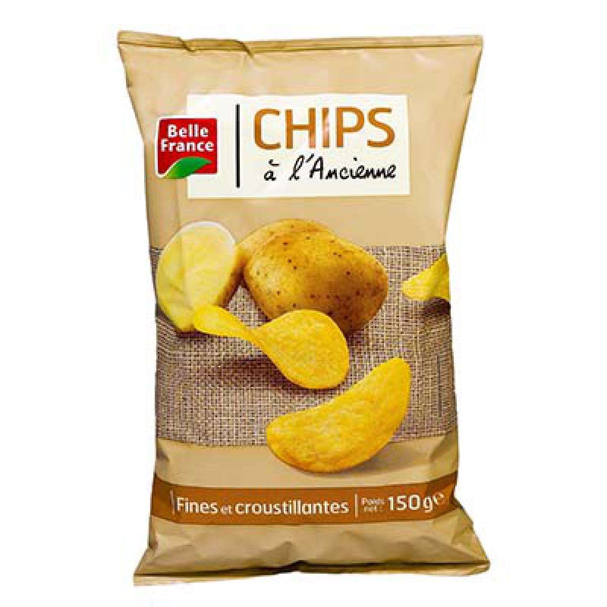 Chips à l'ancienne 200g apéritif croustillant