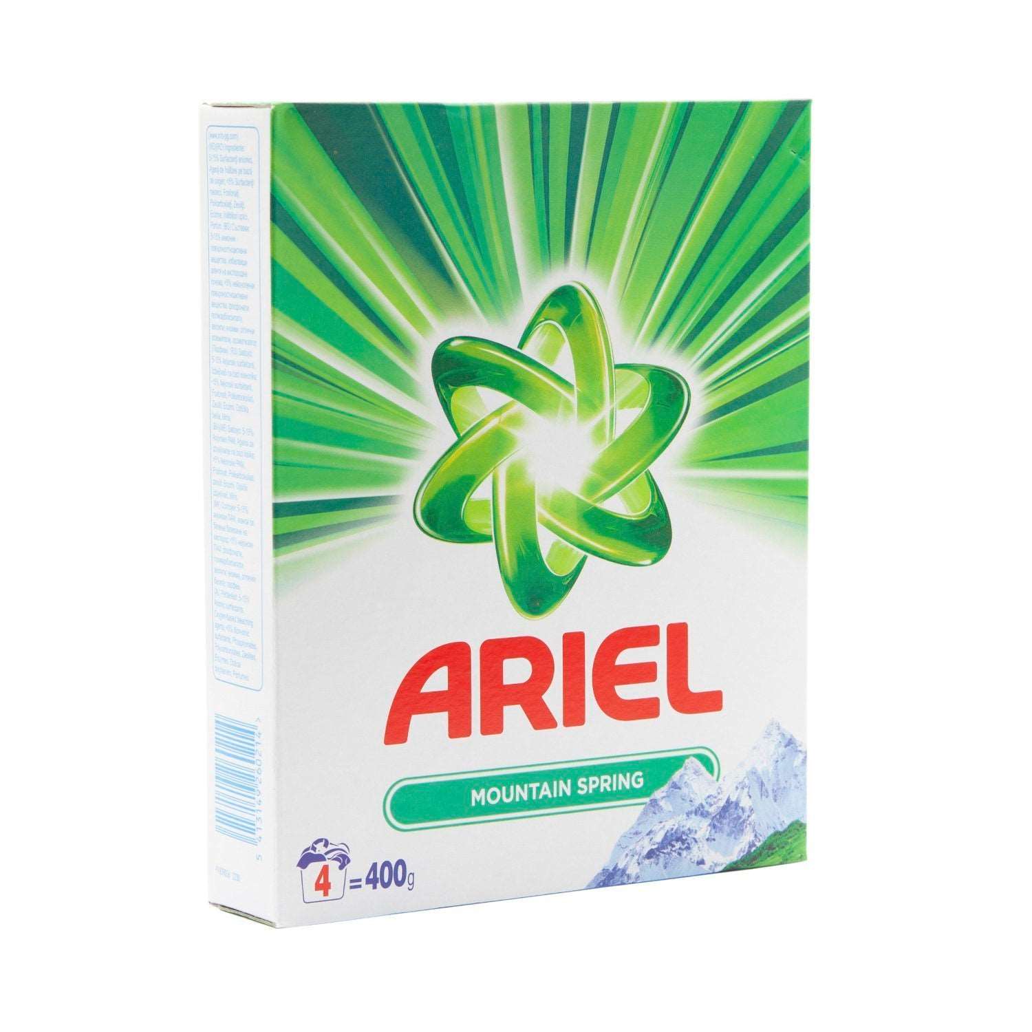 La lessive Ariel en boite de carton de 450g est spécialement conçue pour les machines à laver. Sa formule puissante élimine efficacement les taches tout en préservant la couleur et la texture des tissus. La boite de carton pratique permet un dosage précis, offrant une utilisation économique. Obtenez des résultats de lavage exceptionnels avec la lessive Ariel, un choix fiable pour des vêtements propres et éclatants.