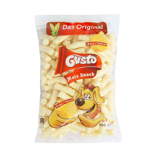 Chips maïs soufflé 85g Gusto, collation légère et croustillante, livraison rapide, produits frais, apéritif gourmand, snack à partager