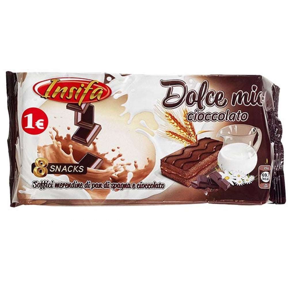 Gâteau Dolce Mio Choco X8 chocolaté délicieux