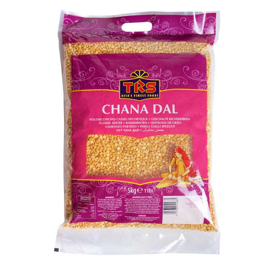 Chana Daal TRS 5kg pois chiches cassés de haute qualité emballage familial produit frais livraison rapide curry végétarien cuisine indienne