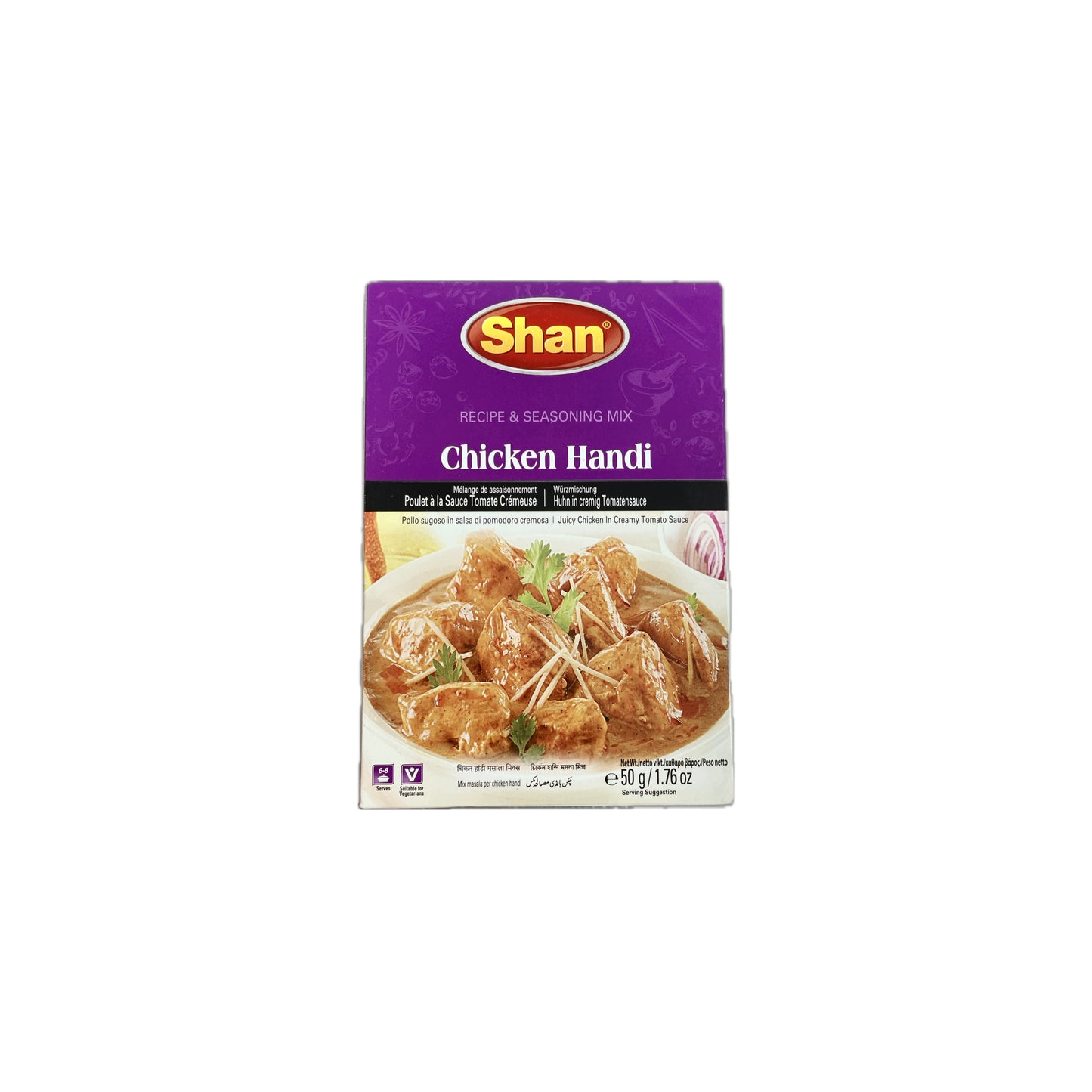 SHAN CHICKEN HANDI épices 50g préparation