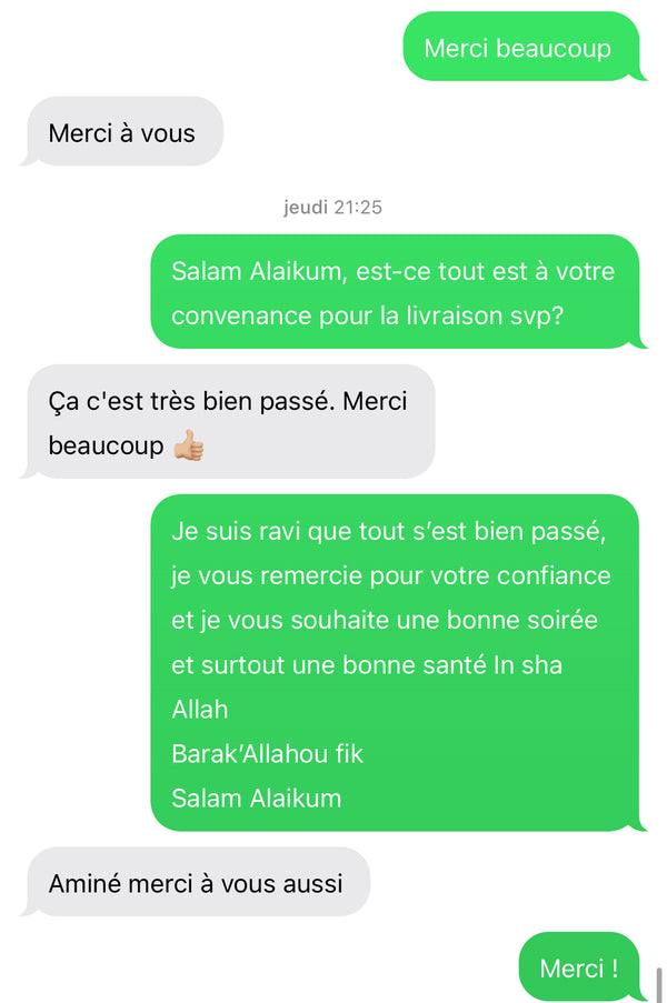 Avis client Halal Frais