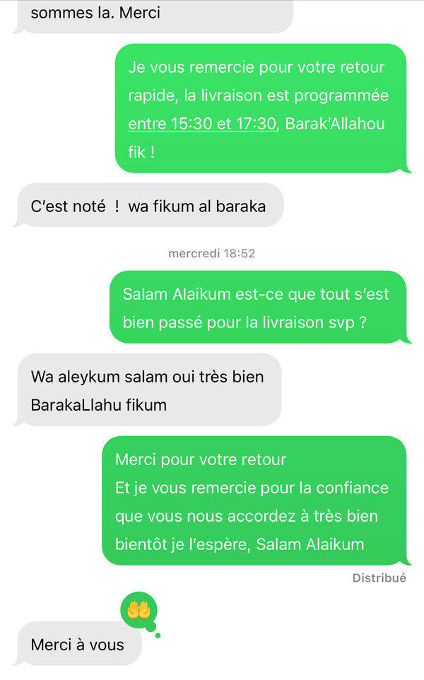 Avis client Halal Frais