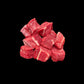 morceaux cubes de boeuf halal certifiés avs pour boeuf bourguignon, daube à la provençale, ragout, livraison chronofresh partout en France, chaîne du froid préservée.