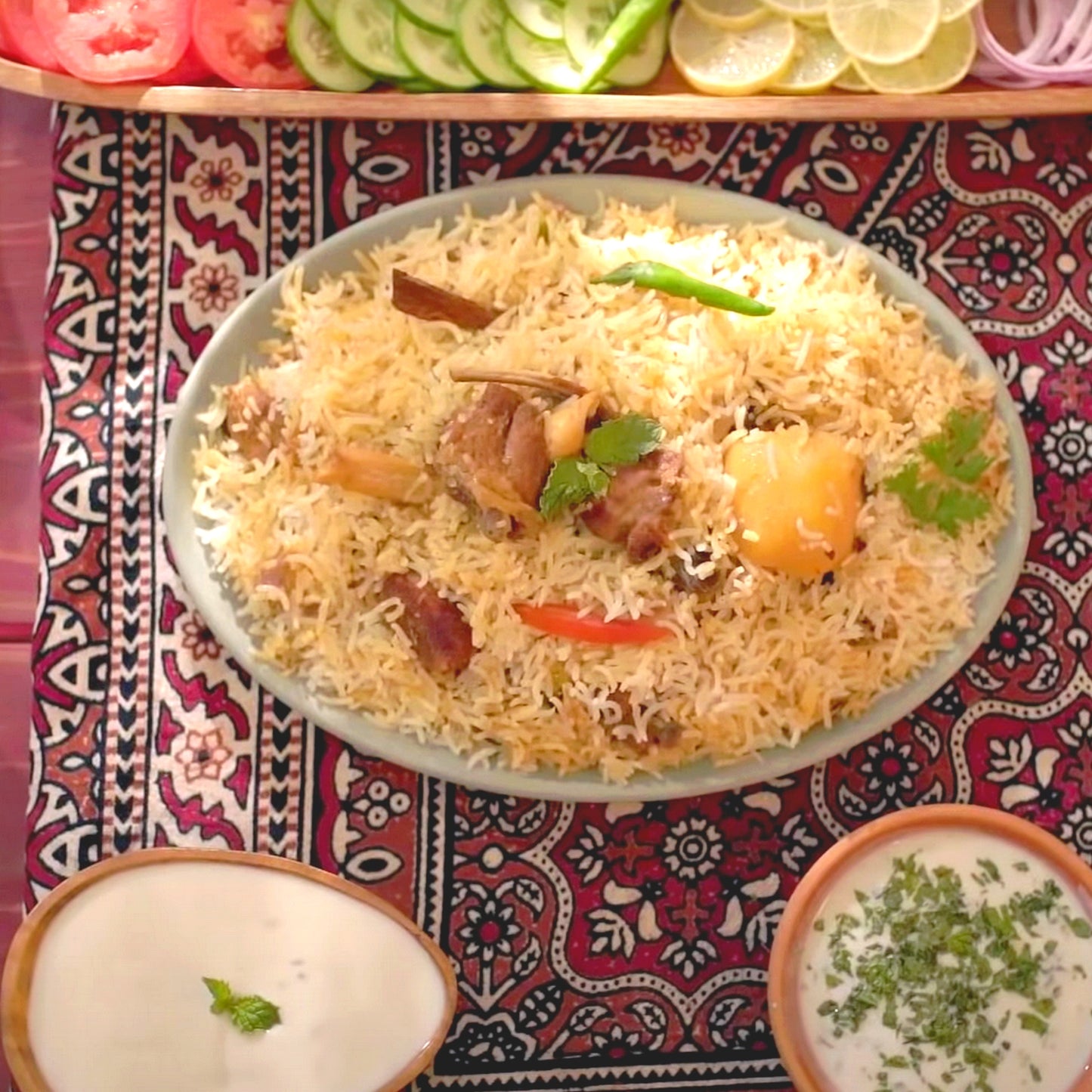 a close up of a plate of food on a table 