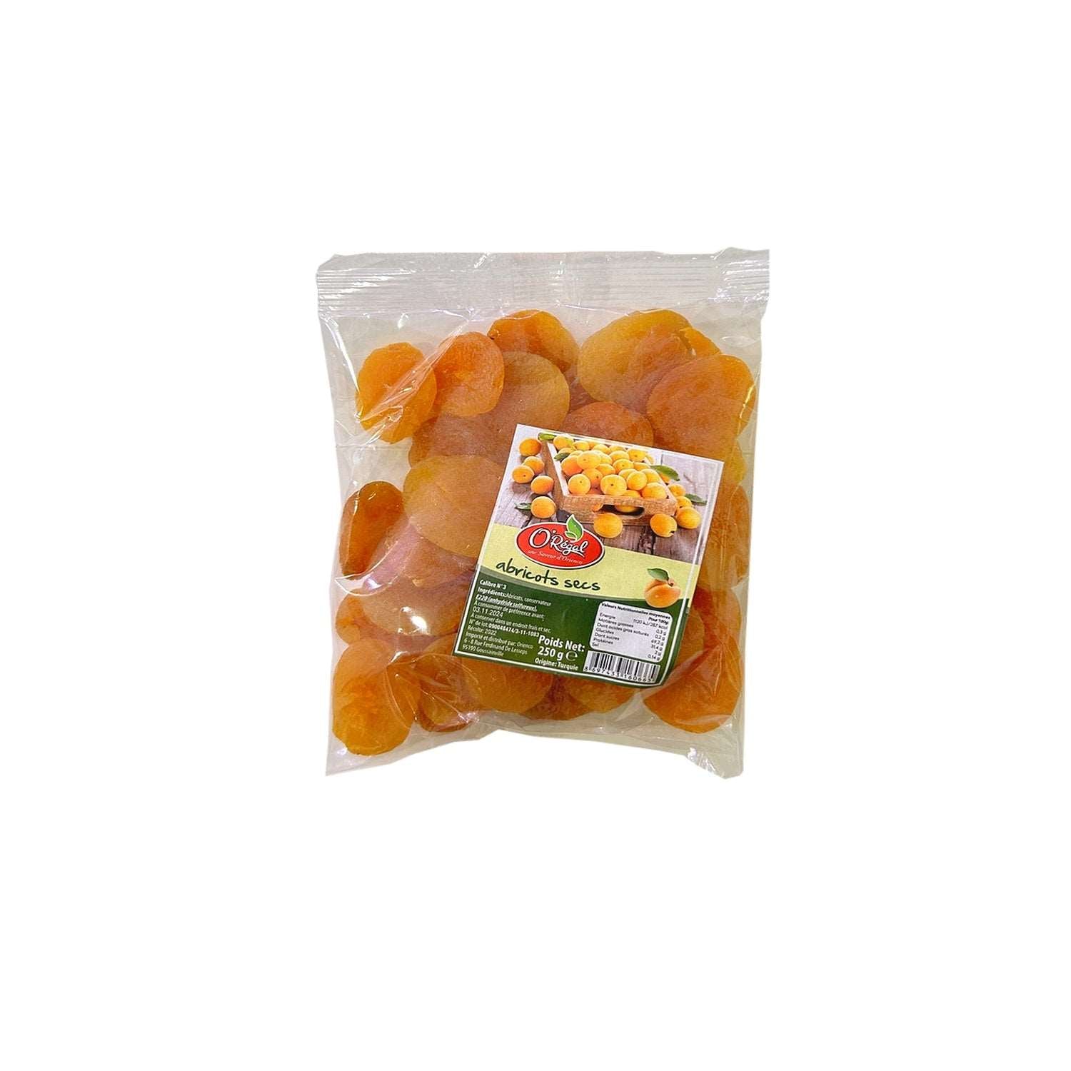 ABRICOTS SECS 250G ORIENCO