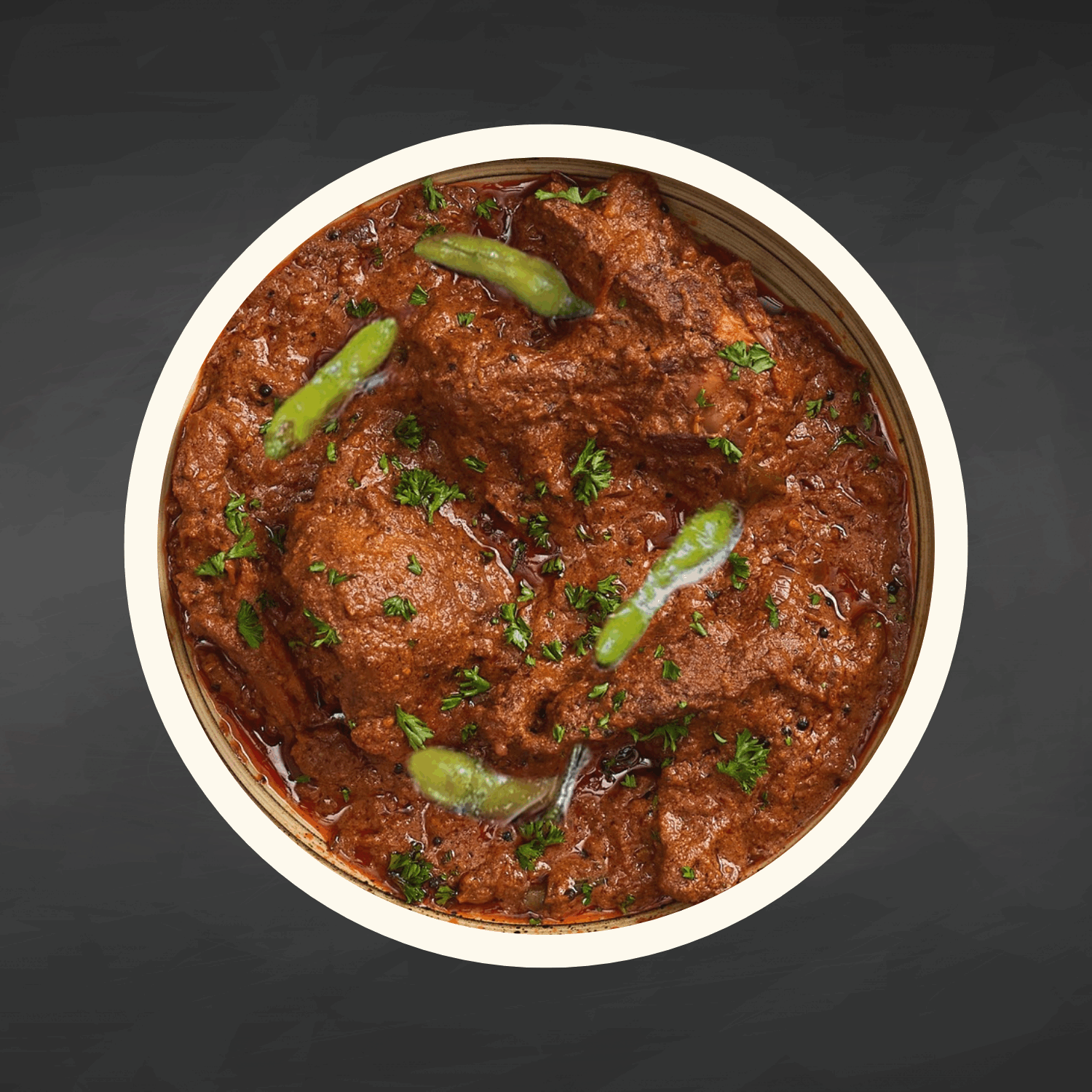 plat cuisiné Achar Gosht 