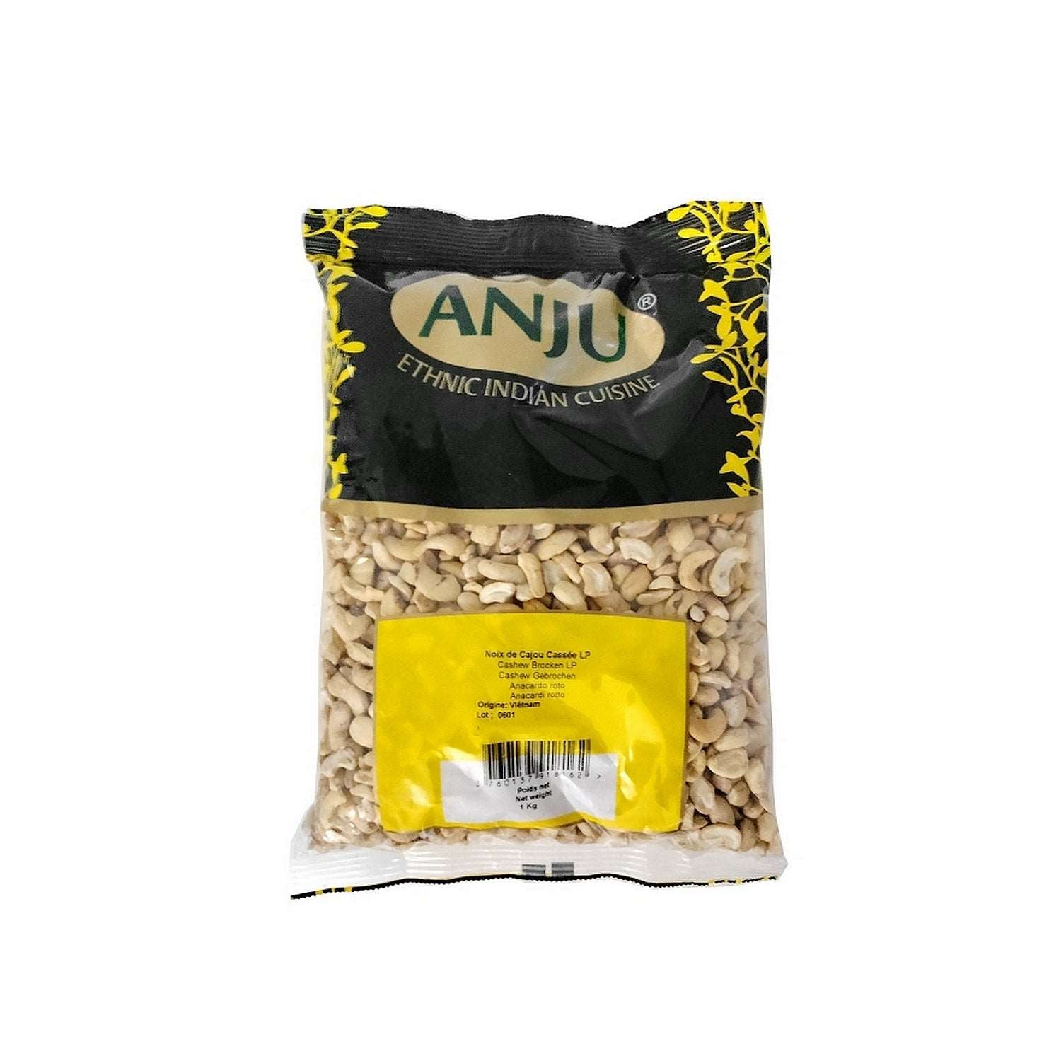 Plongez dans la saveur authentique avec les Cashews Broken Anju, en sachet de 1 kg. Idéales pour la cuisine desi, ces noix de cajou offrent une texture croquante. Nutritives et délicieuses, elles ajoutent une touche exquise à vos plats indiens, pakistanais, bangladais, sri-lankais et arabe