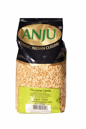 ANJU Pois Cassé Jaune 1kg pour une soupe réconfortante et savoureuse, livraison rapide de produits frais pour vos recettes culinaires.