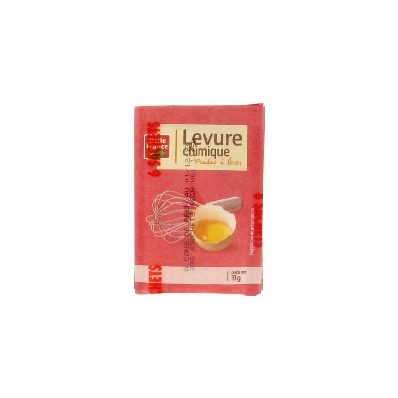 Levure chimique Belle France 6x11g paquet