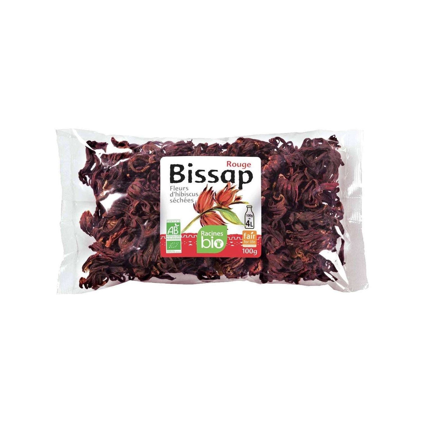 Fleur de bissap sechée rouge (hibiscus)HALAH 1kg