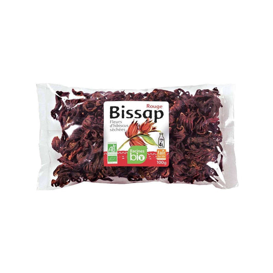 Fleur de bissap rouge 100g - thés bio