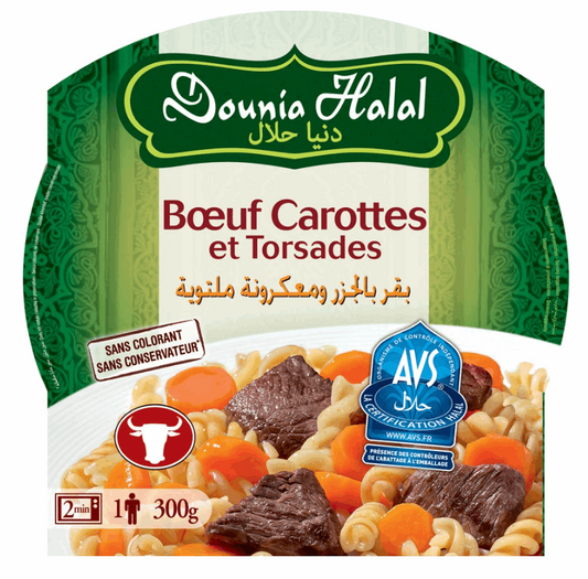 Conserve de boeuf carottes torsades 300g