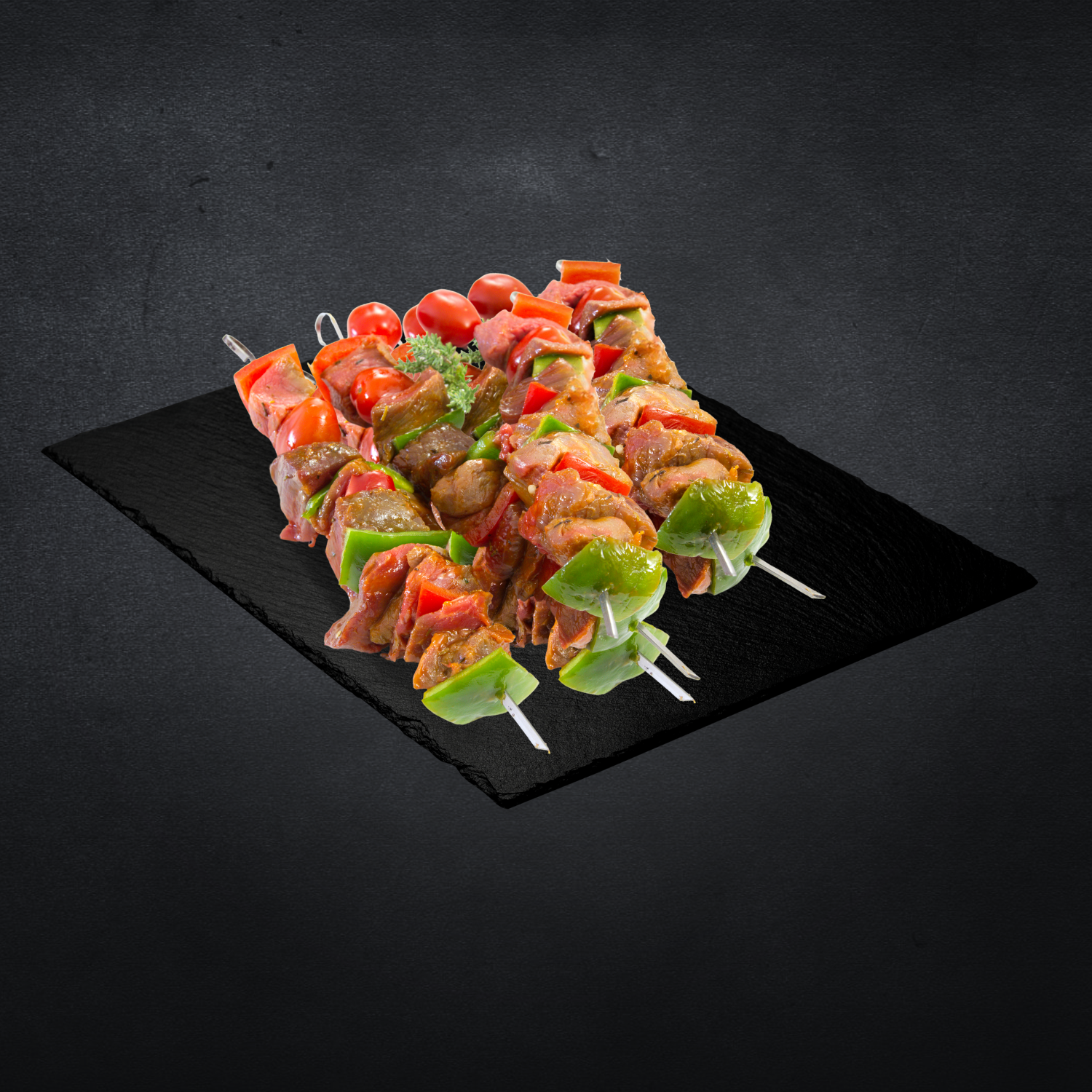 Brochettes de bœuf grillées 800g.