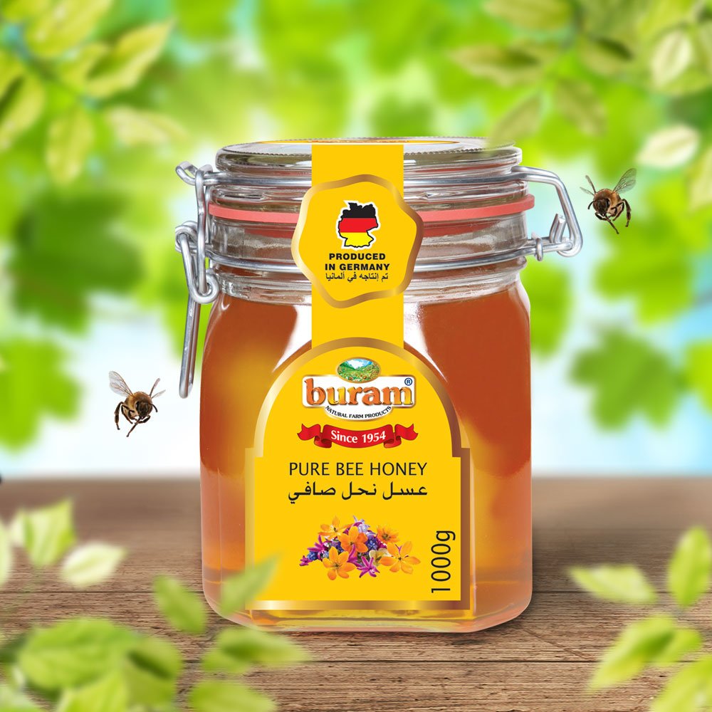 buram suzme kars bali miel blossom honey bocal en verre 1kg