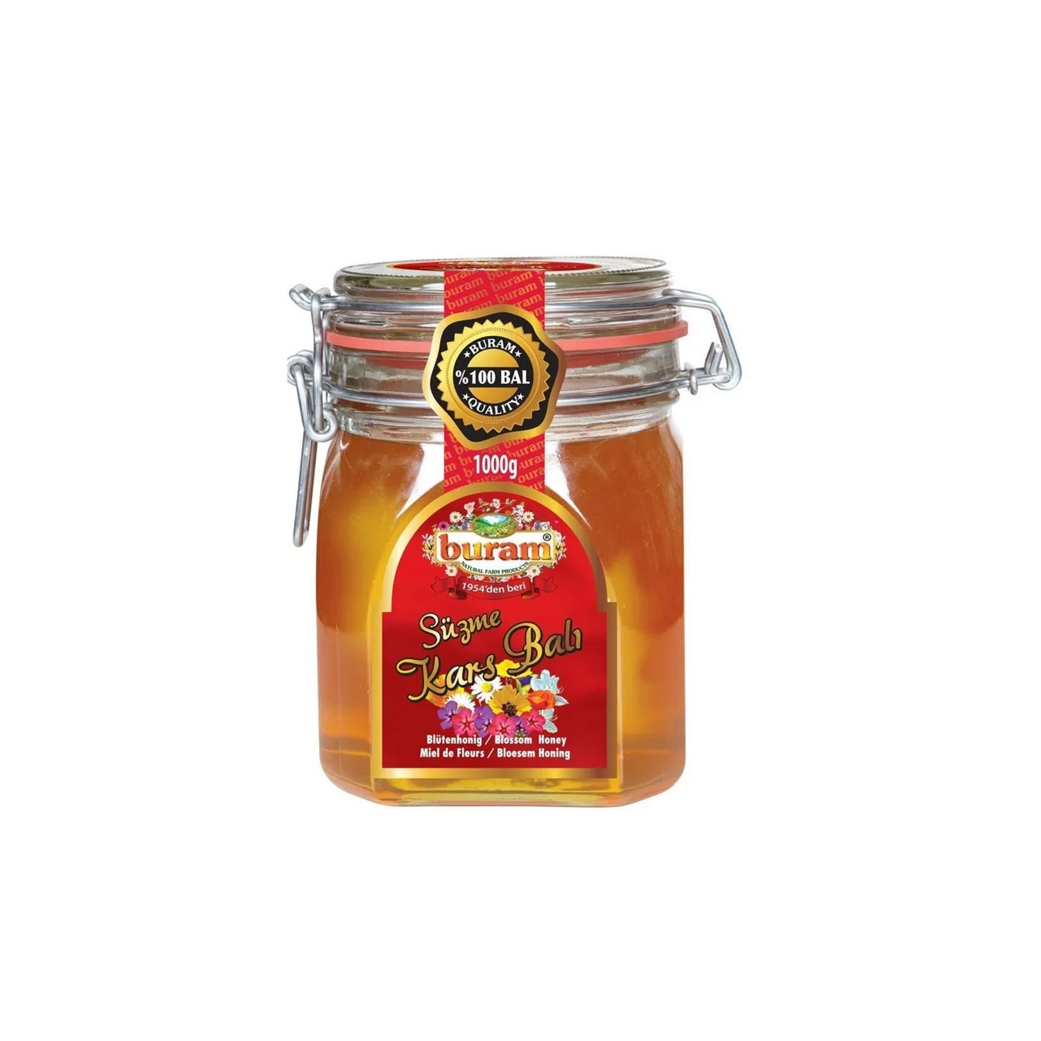 buram suzme kars bali miel blossom honey bocal en verre 1kg