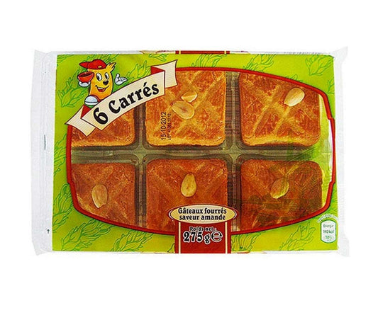 Gâteaux carrés fourrés aux amandes, 280g.