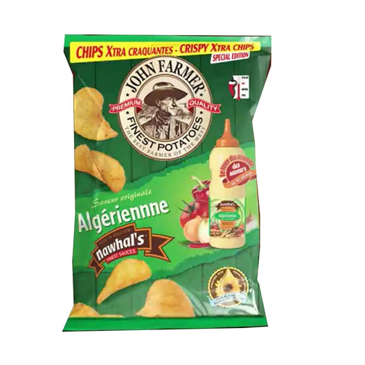 Chips Nawhal's Algérienne 150g, croustillantes et savoureuses, saveurs authentiques algériennes, idéale pour apéritif convivial et moments de plaisir.