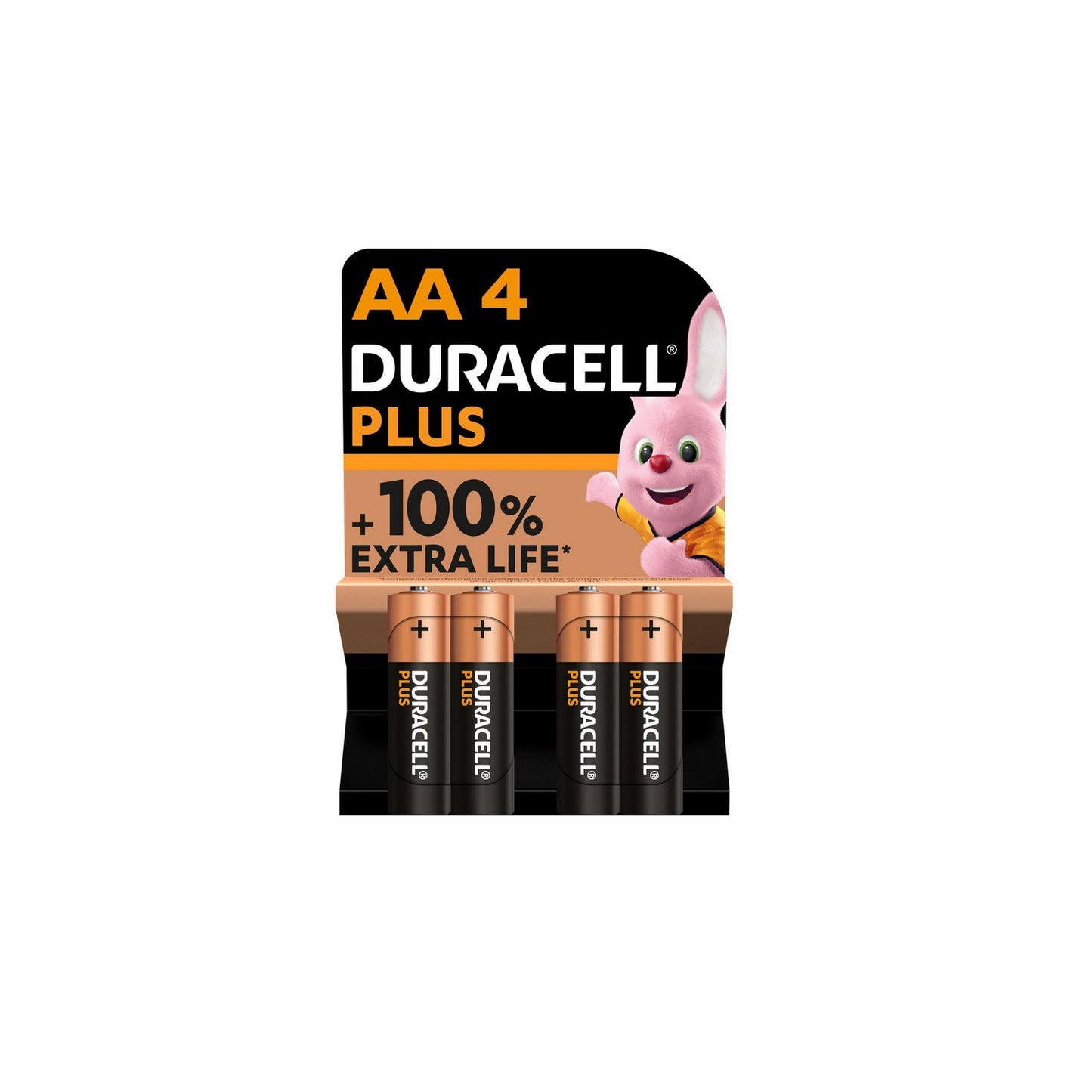 Duracell piles alcalines AA 4x paquet